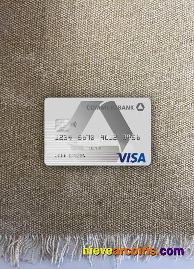 Germany Commerzbank Visa Card photolook